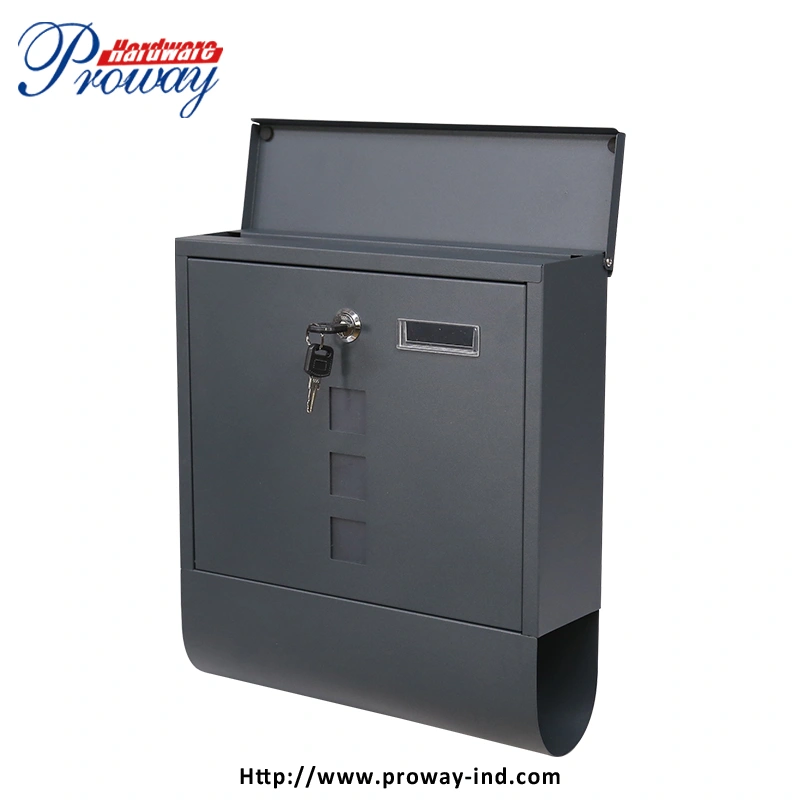 2021 Hot Sale Steel Post Box for Houses Letter Shaped Gift Outdoor Waterproof Mailbox/