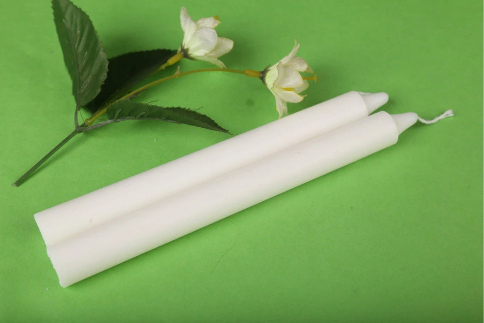 Home Decorative White Wax Candle for Christmas