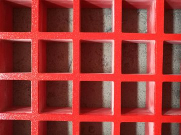 FRP Grating, Fiberglass FRP Grating with Smooth Surface