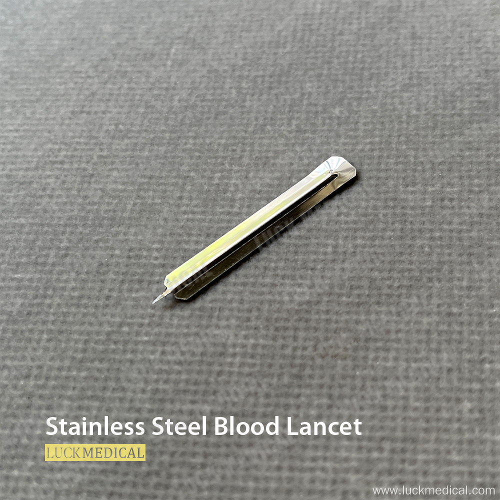 Stainless Steel Blood Lancet Blood Sugar