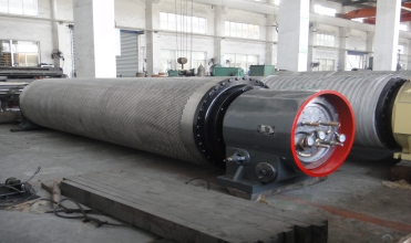 Industrial paper machine suction couch roll for paper mill