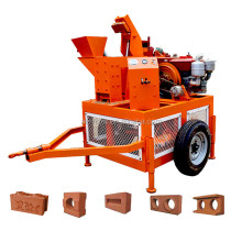 Moving Hydraulic Ecological Interlocking Brick Making Machine for Sale