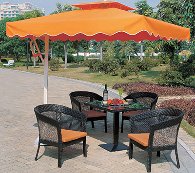 Itinakda ang Aluminum Hot Sun Umbrella