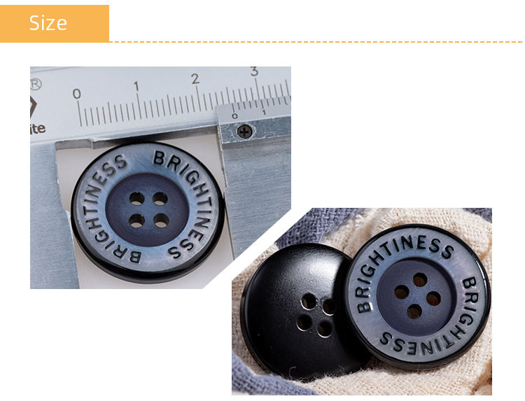 botón de resina resin button