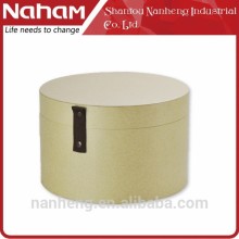naham Natural eco-friendly Recycled Paper round hat box with lids