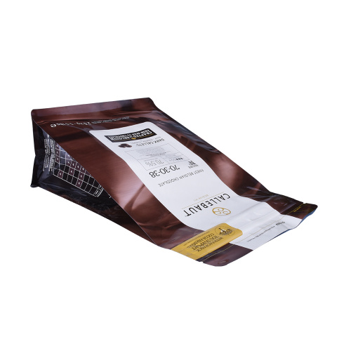 Komposterbar brugerdefineret trykt Zip Lock Kraft Paper Bag