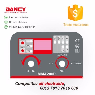 Professional heavy duty pulse arc inverter welder MMA200P