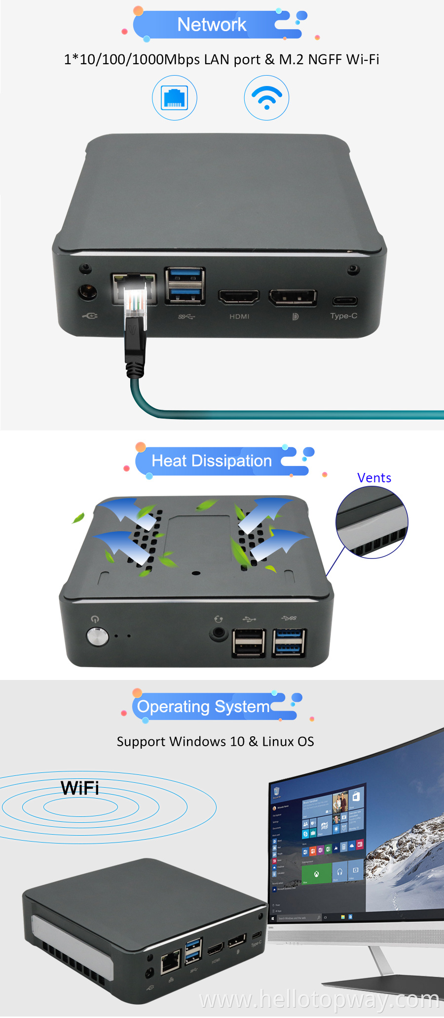 I5 8250u Mini Pc I5 8250u Mini Pc