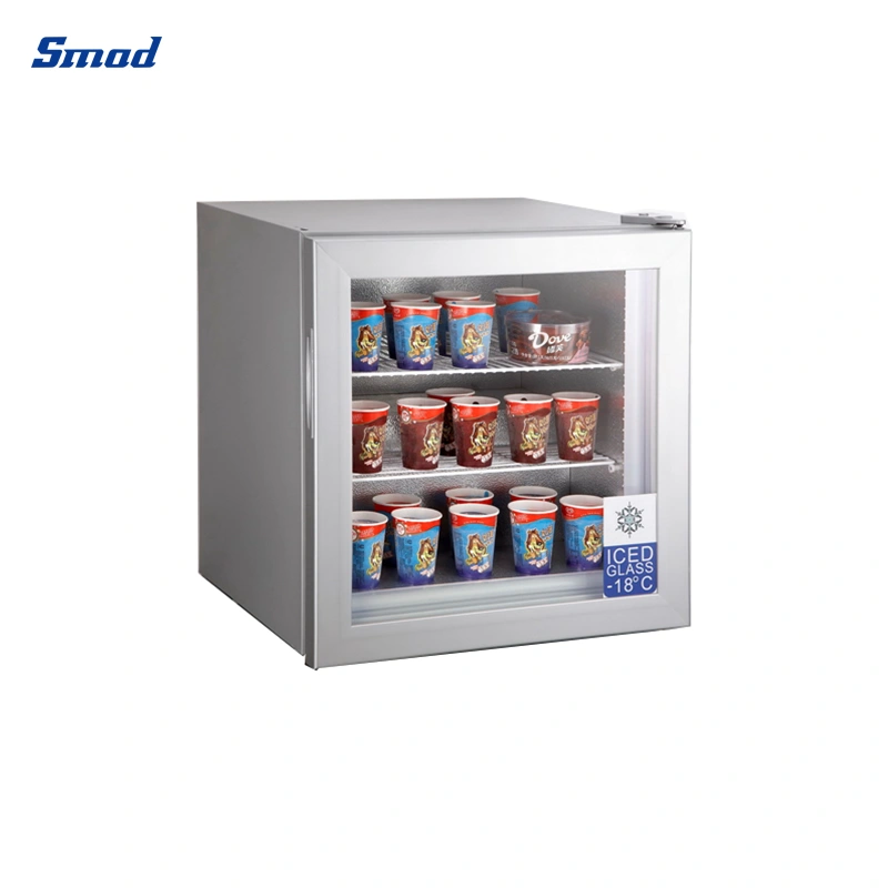 Smad OEM 1.8 Cu. FT Hot Wall Condenser Mini Showcase for Home and Commercial Use