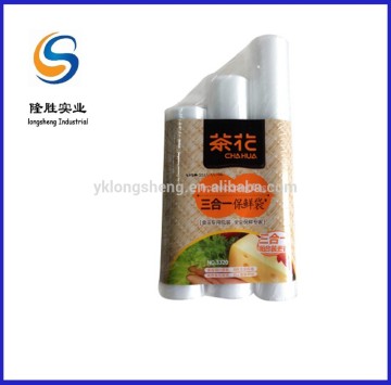 fridge freshness protection roll bags with core
