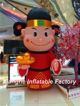 Inflatable Chinese god of wealth 4mH/13.3FT