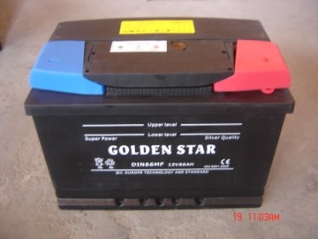 DIN66 car battery/ korean car battery/used car battery/car battery price