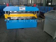 5.5KW Galvanized Steel Sheet Double Layer Roll Forming Mach