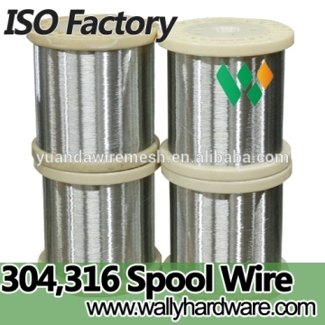 Top selling 304 spool ss wire for mesh with factory price
