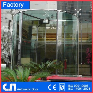 All Glass Stainless Steel Automatic Revolving Door