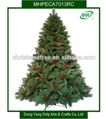 BSCI New Artificial Decorated Xmas Tree with Red Berry