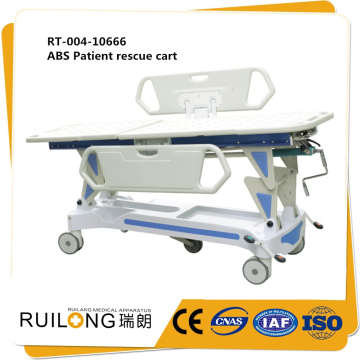 Hospital medical manual transfer trauma patient stretcher trolley