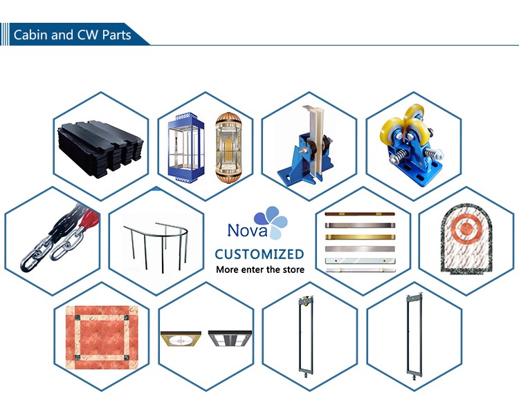 Quality assurance lift rail elevator parts guide shoe insert