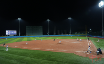 Artificial grass turf baseball field ball game