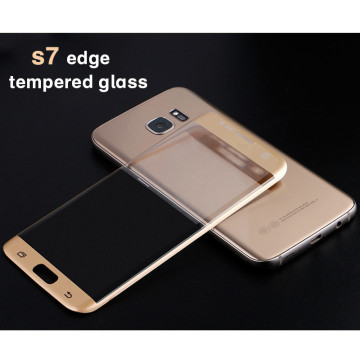 High quality tempered glass s7 edge 9h, s7 edge screen protector