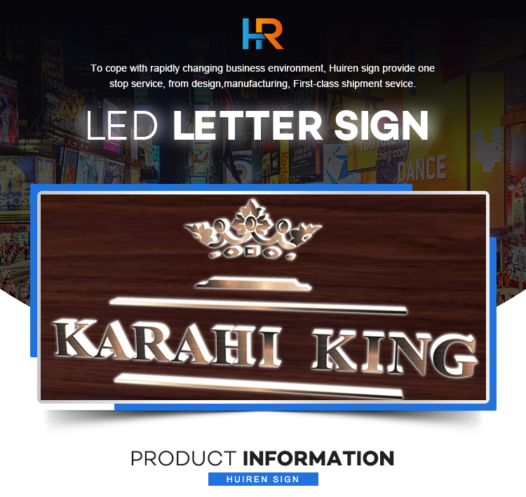 Advertising Acrylic Backlit Logo Sign for Store