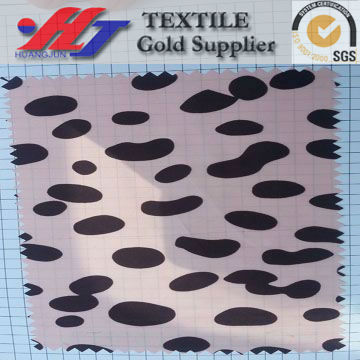 Polyester waterproof cow print fabric