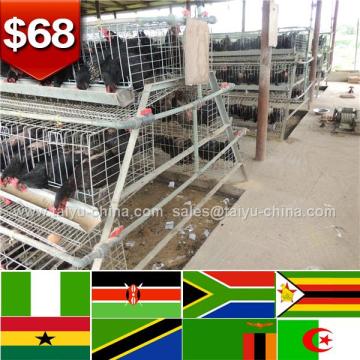 Design modern chicken farm 3 tier 120 capacity chicken layer cage for poultry in dubai