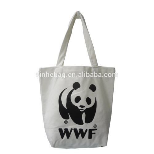 China wholesale printed cotton shopper tote bag