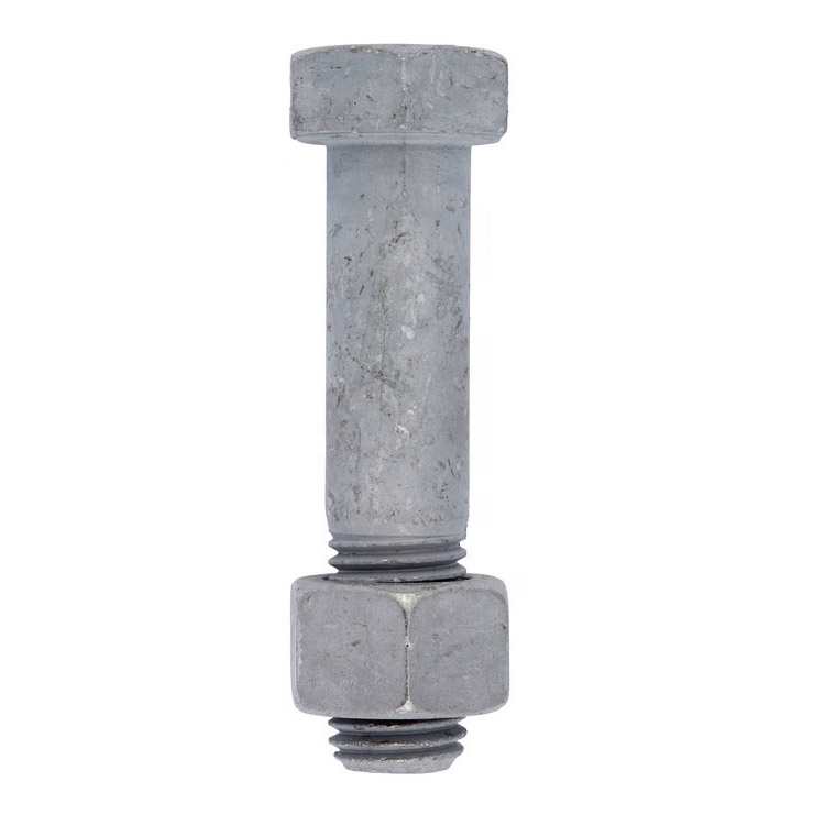 Hot Daucht Galvanized Steel Hex Bolt