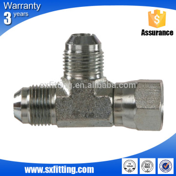 Hydraulic Fittings Carbon Steel Thread Equal Tee