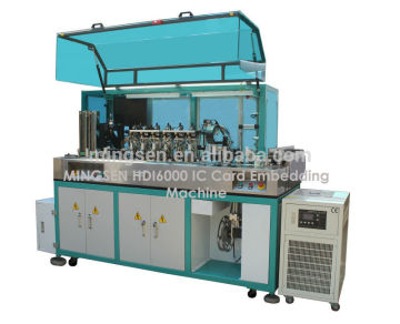 banking card chip embedding, implanting machine