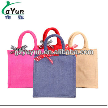 2016hot sale jute bag,industrial jute bags,jute bag with window