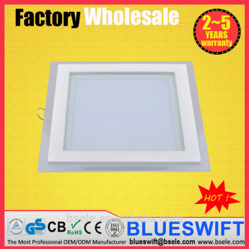 2016 Wholesale High Quality Glass LED Square Panel Light