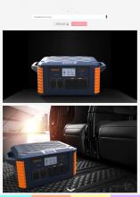 Portable battery box power station