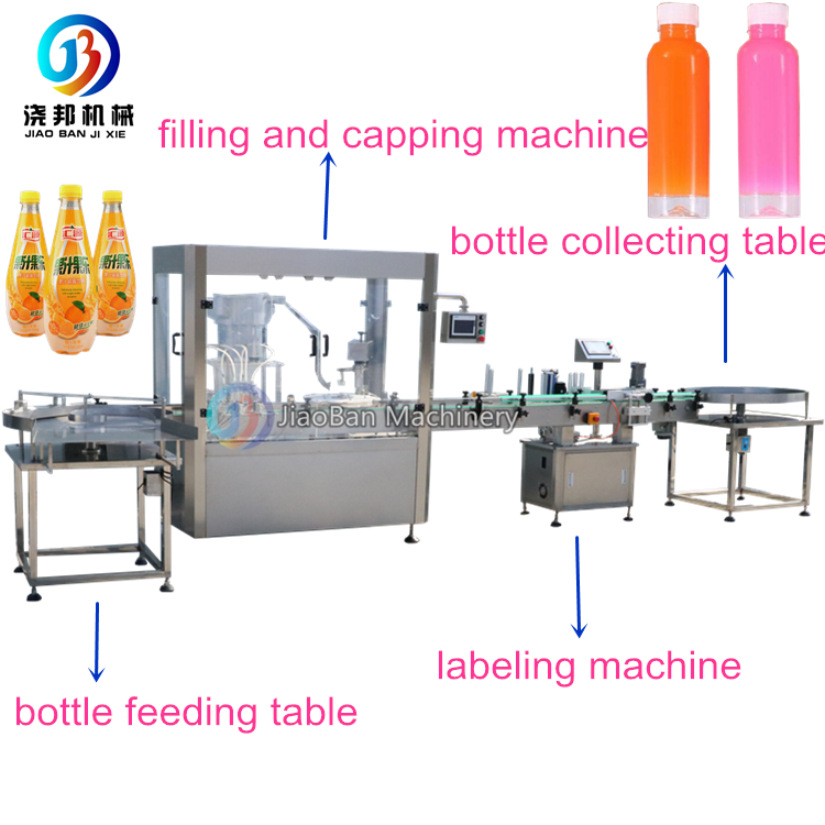 Automatic Glass Bottle Filling Capping Machine for Water Beverage Juice Carbonated Beer Aseptic Milk Liquor