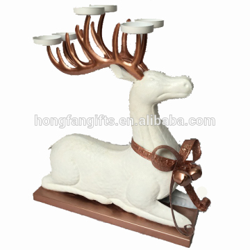 metal christmas reindeer candle holder