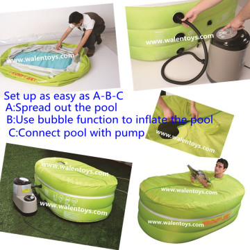 easy set up inflatable spa bath tub,hot tub