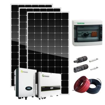 Sistema de energia solar 10KW com bateria fora da grade