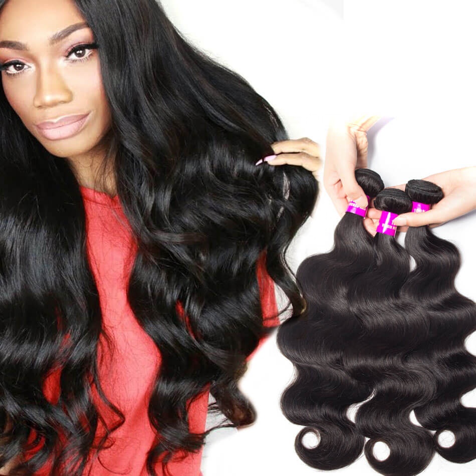 9A 10A 12A one donor super double drawn straight and body wave hair bundles lace frontal hair wig