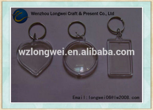 various shapes acrylic keychain/blank key chains/turbo keychain