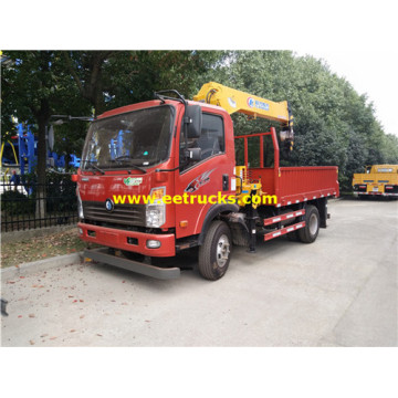 SINOTRUK Straight-arm 6ton Truck Cranes