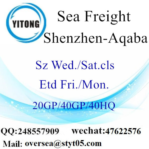 Shenzhen Port Sea Freight Shipping To Aqaba