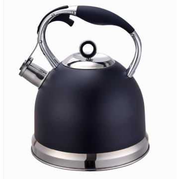 pour over spout tea kettle black color