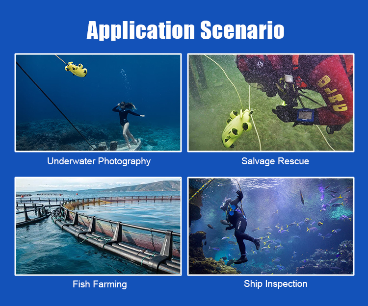 FIFISH V6S Professional Underwater Marine Drone ROV AUV Robots with Manipulator for Inspection and Aquaculture