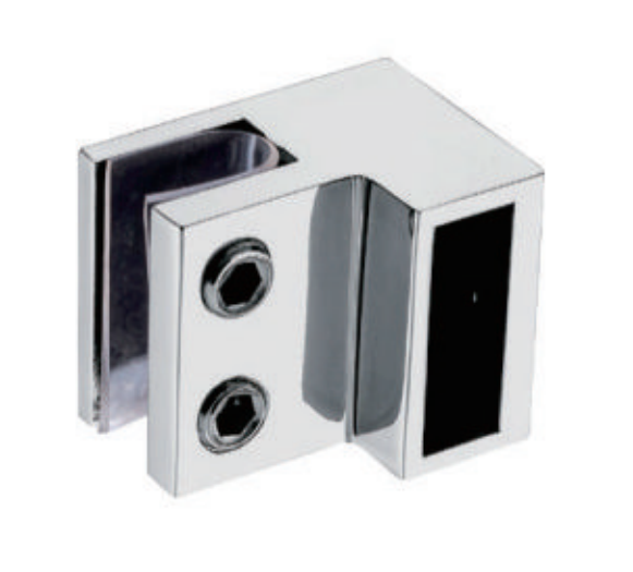 90 Degree Square Tube Connector with Clamp