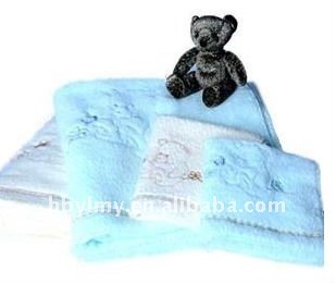 100% cotton sitting bear towel, teddy bear towel