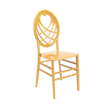 Phoenix Banquet Hall: Wholesale Golden Resin Chairs for Party Stacking Events