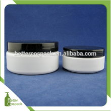 100ml 200ml white plastic cosmetic jar PET cream jar
