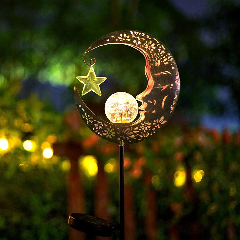 Latarnia Solar Moon for Patio Lawn Decorations