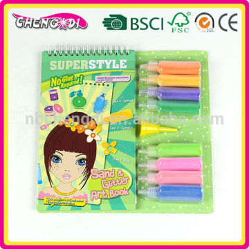 super style Hot Promotion fancy magic colored sand book